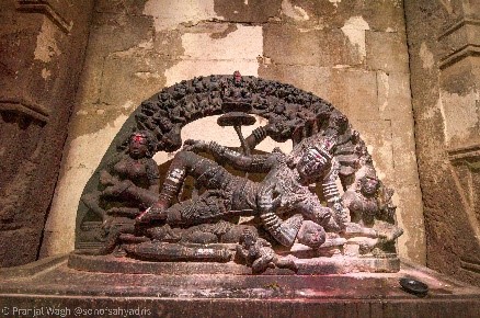 Standing Uma-Mahesh the South Garbhagriha, Plan view of Mallikarjuna Temple and Anantshayani Vishnu in the Northern Garbhagriha