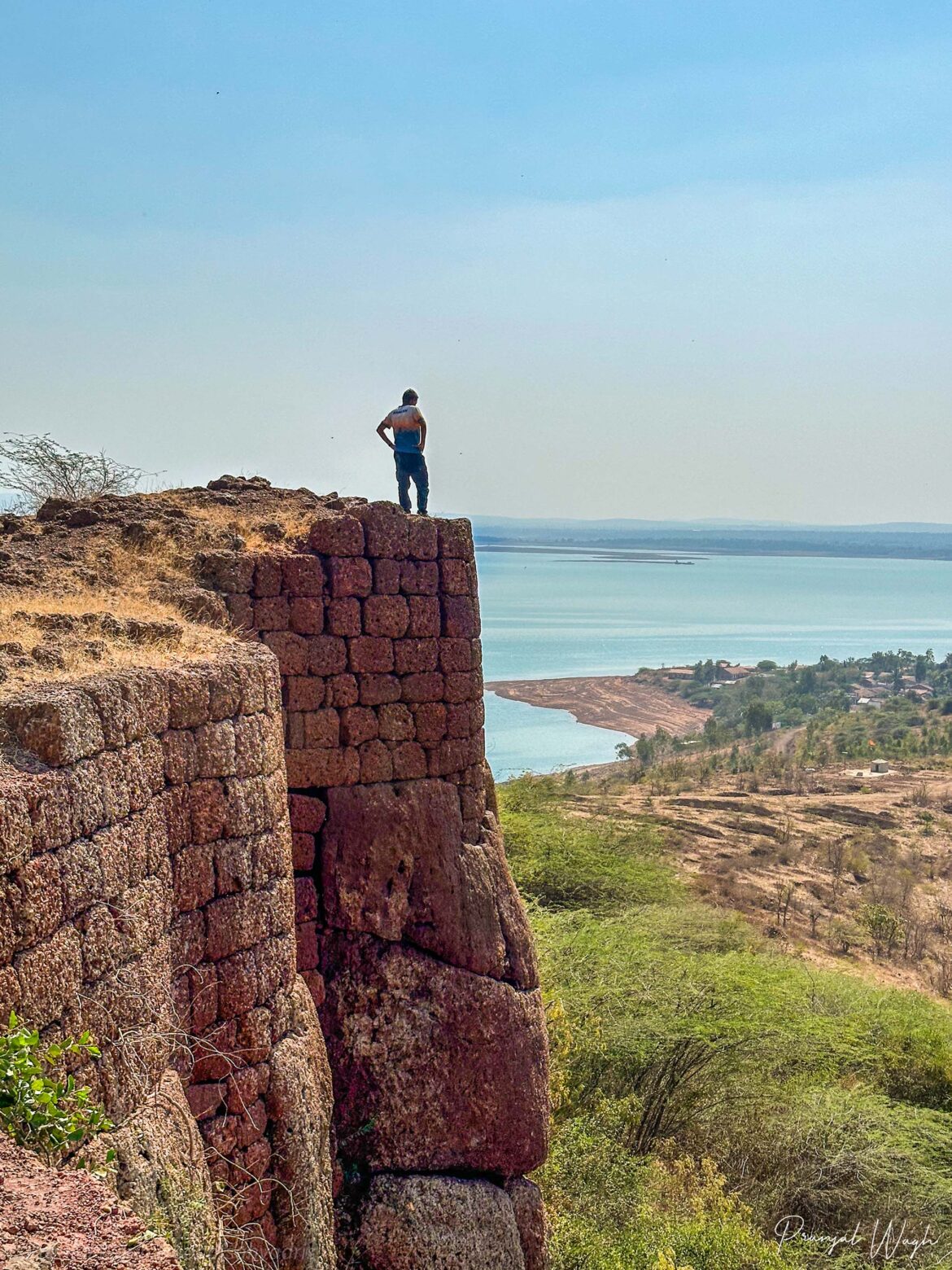 होन्नुरगडावरून दिसणारा हिडकल जलाशय!